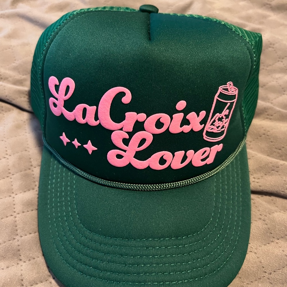 LaCroix Lover Green and Pink Trucker Hat